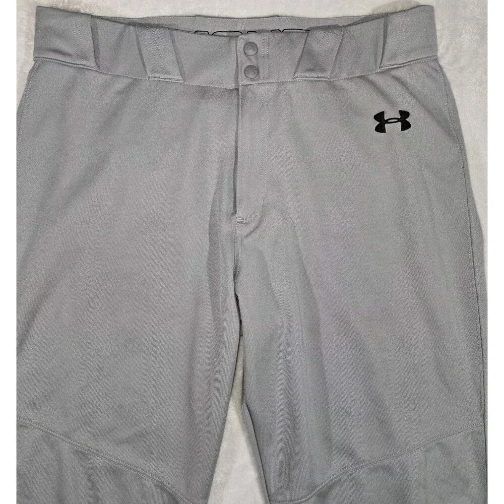 Under Armour Utility Baseball Pants Mens XL Gray 37x32